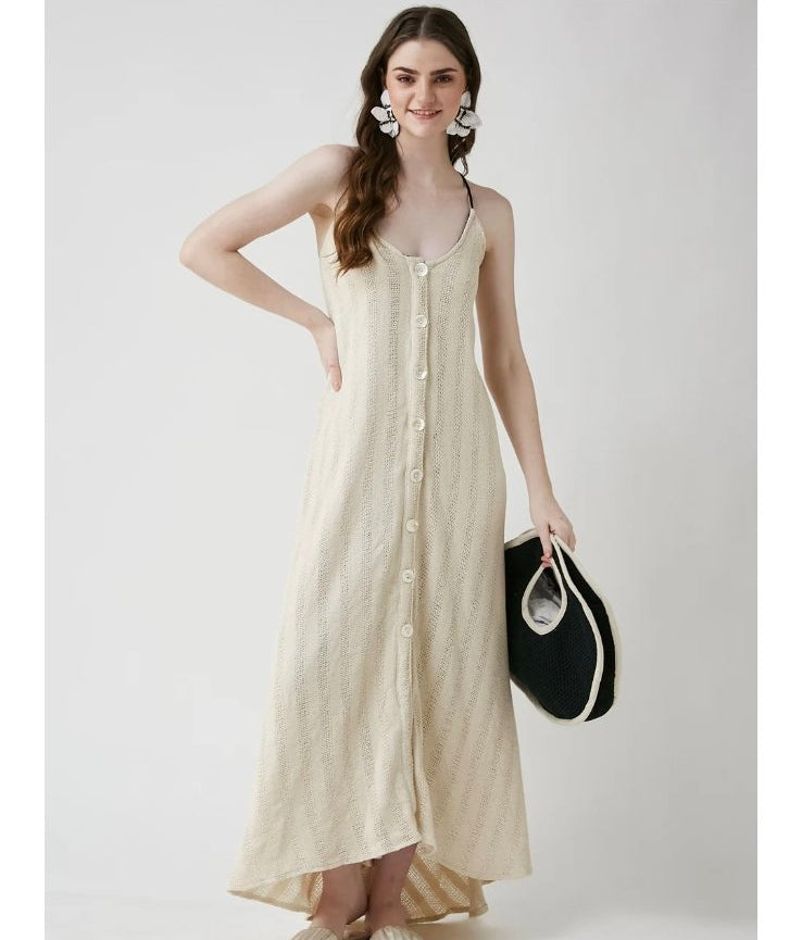 BE SUNSET| Bliss Mai Beige φόρεμα - Nadia Lingerie