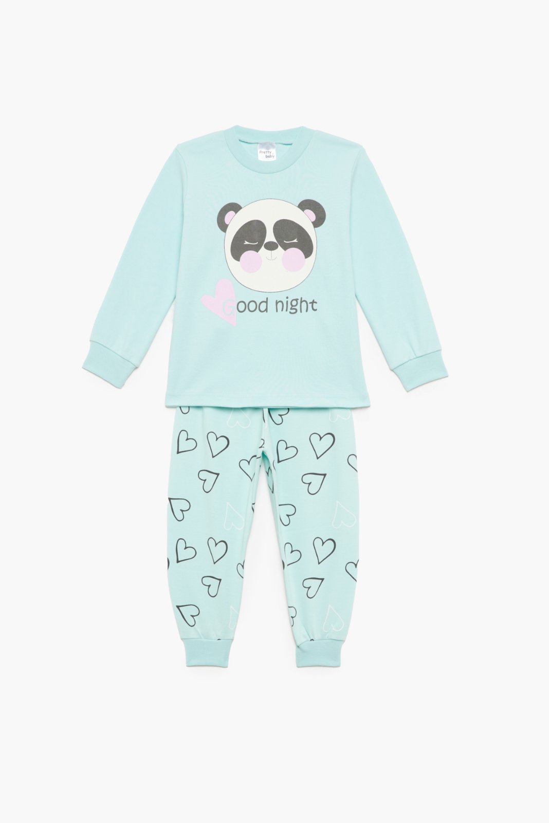 Pretty Baby Παιδική Πιτζάμα Χειμωνιάτικη Βεραμάν