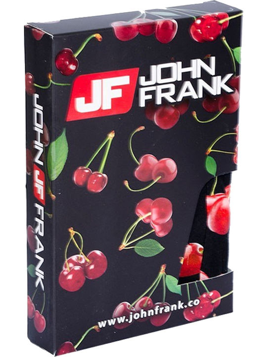 John Frank Cherry Ανδρικό Μποξεράκι Μαύρο με Σχέδια - Nadia Lingerie