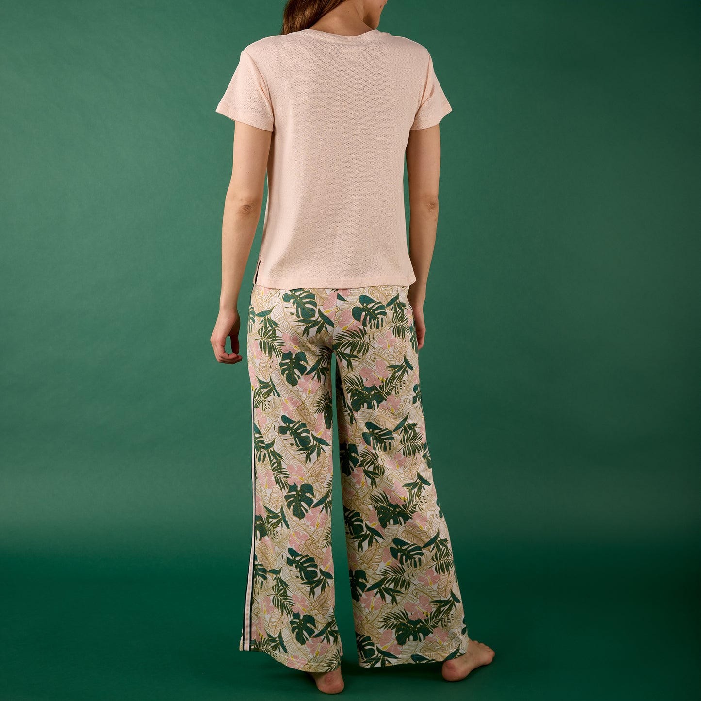 Leaves palazzo pajamas