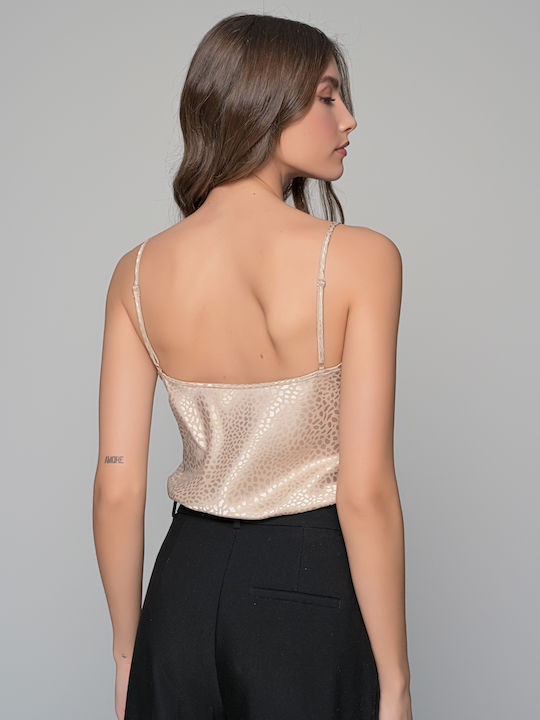 Milena by Paris Γυναικείο Σατέν Lingerie Top - Nadia Lingerie