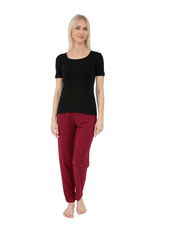 NINA CLUB| Γυναικείο φανελάκι μακό με Σατέν Λεπτομέρεια Χωρίς Ραφές - Nadia Lingerie