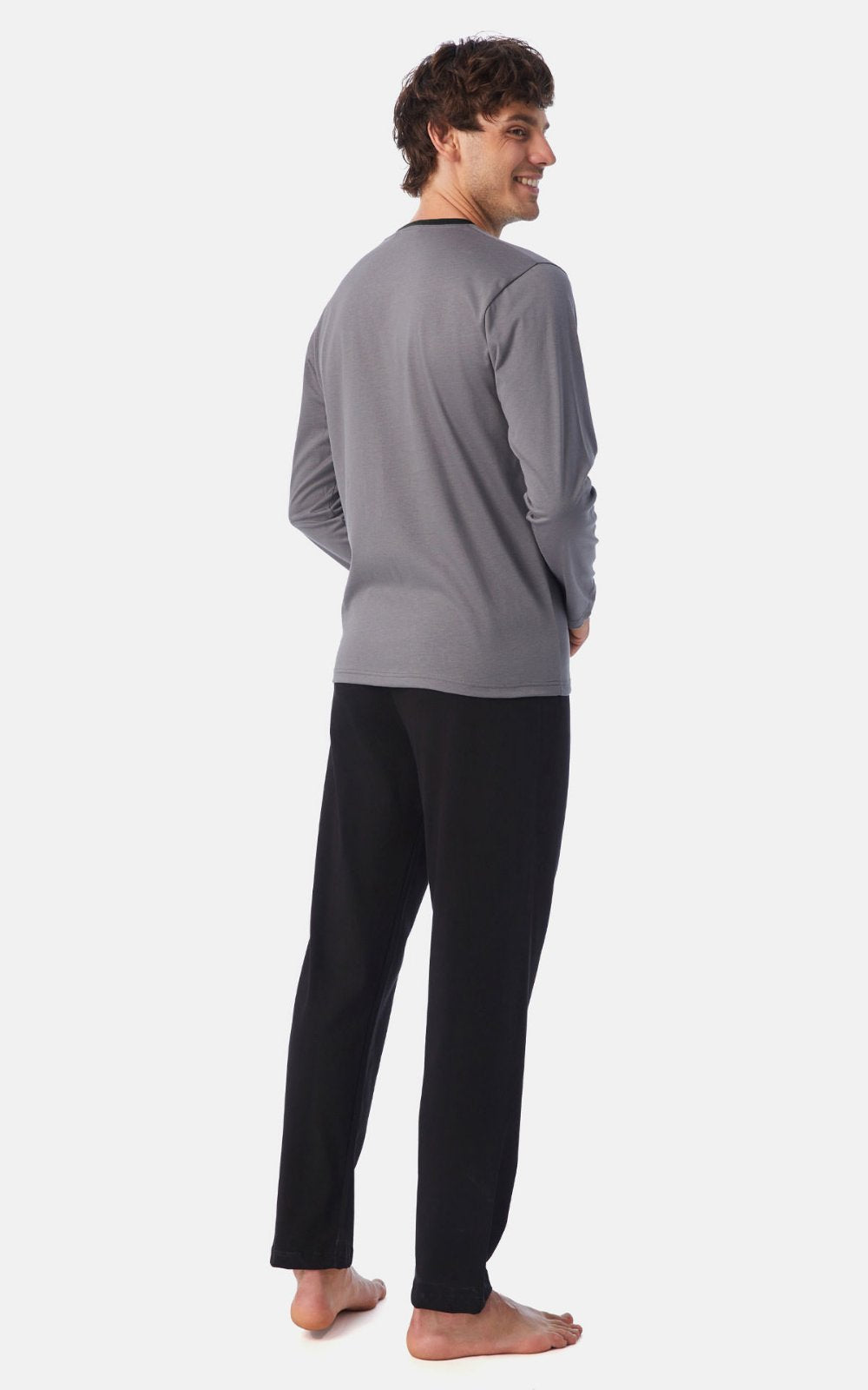 Ανδρική πυτζάμα με ρίγες - Nadia Lingerie