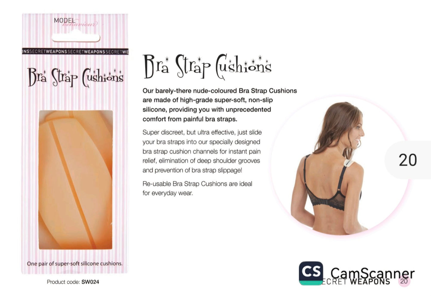 Μαξιλαράκι για τιράντες - Nadia Lingerie