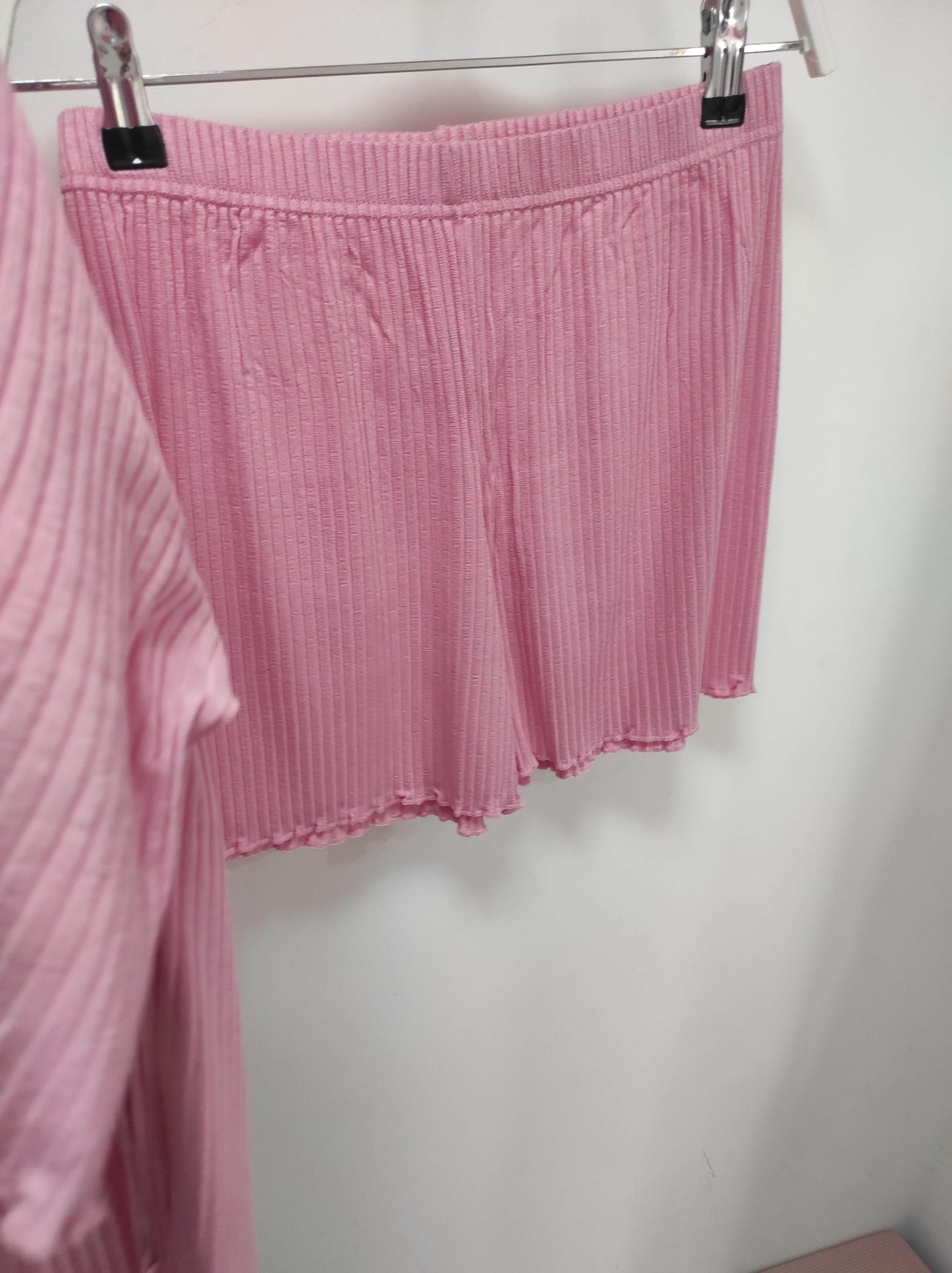 Γυναικείες πυτζάμες μονόχρωμες κοντές