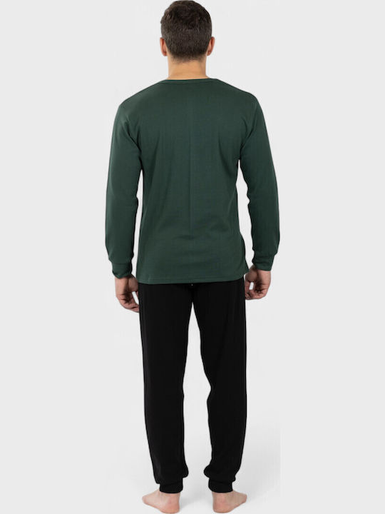 Πιτζάμες Πιτζάμα Ανδρική Nina Club Popeye Πράσινο Μαύρο 100% Βαμβάκι - Nadia Lingerie