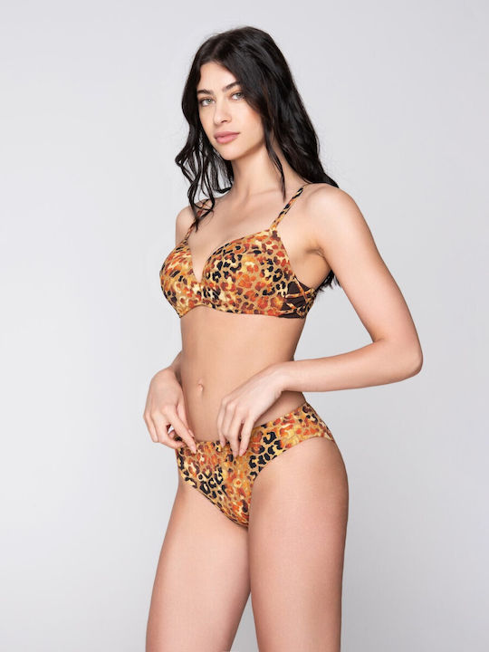 Animal printed bikini bottom Luna Splendida