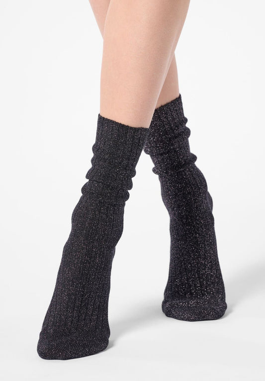 Γυναικείες κάλτσες με γκλιτερ