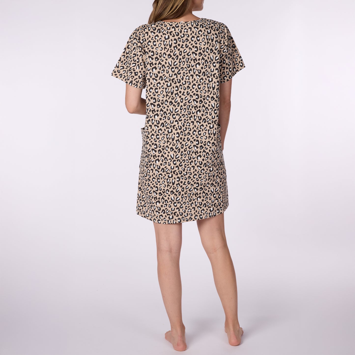 Big t-shirt νυχτικό λεοπαρ - Nadia Lingerie