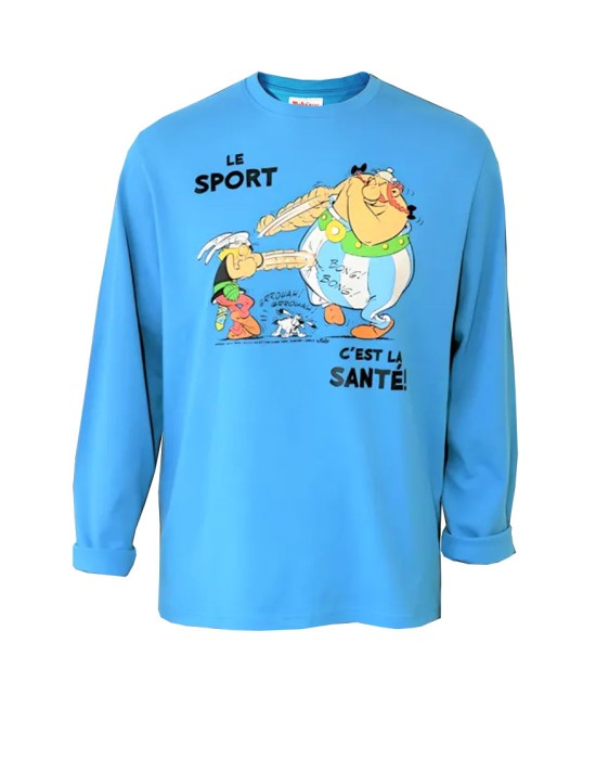 ASTERIX ΑΝΔΡΙΚΗ ΠΥΖΑΜΑ ΜΕ ΣΧΕΔΙΟ ASTERIX ΜΠΛΕ - Nadia Lingerie