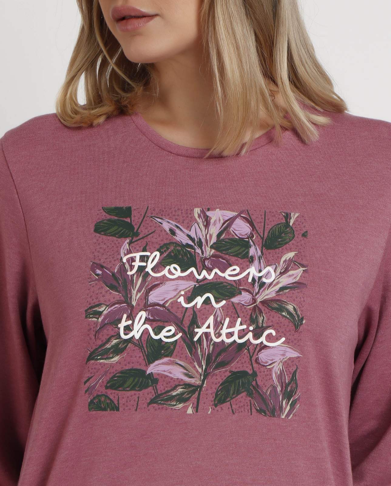 Admas πυτζάμες με λουλούδια - Nadia Lingerie