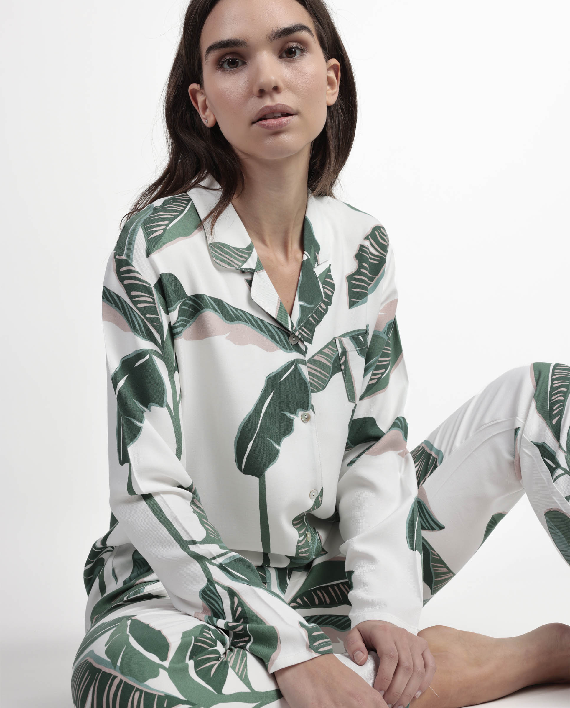 Πτζάμες με φύλλα Admas - Nadia Lingerie