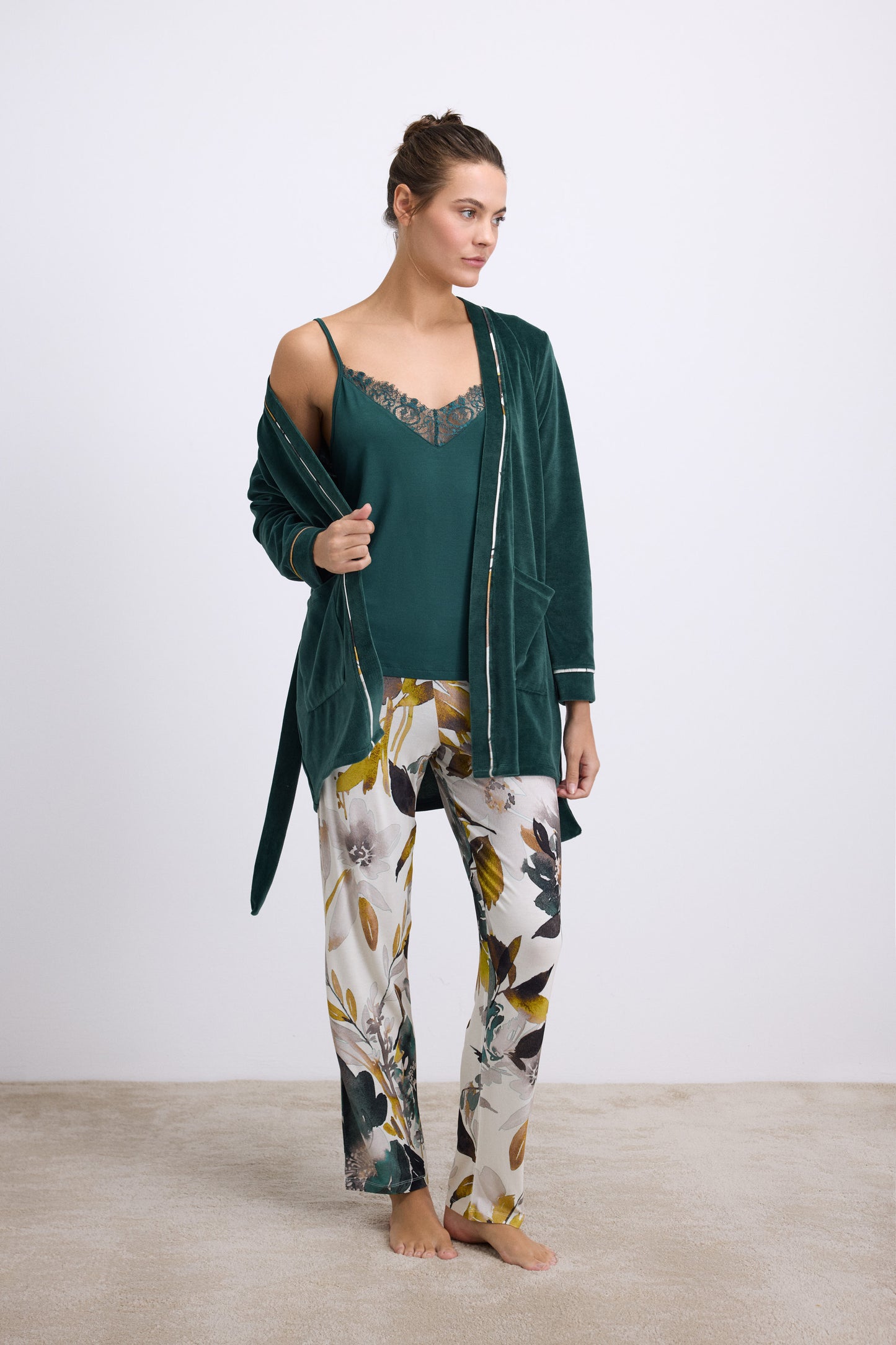 Armeria σετ πιτζάμας 3 τεμαχίων - Nadia Lingerie