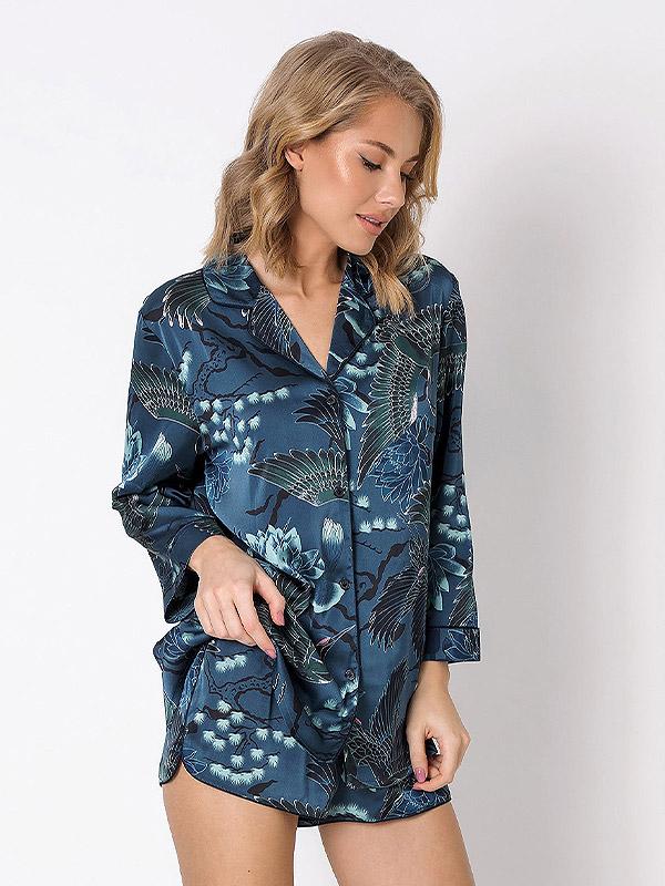 Σατέν πυτζαμακια Aruelle - Nadia Lingerie