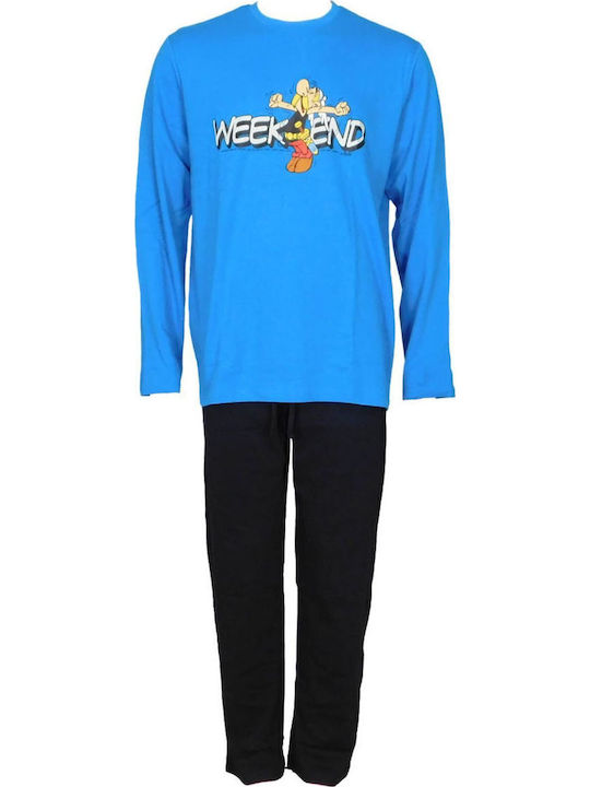 Ανδρικές πιτζάμες Asterix weekend - Nadia Lingerie