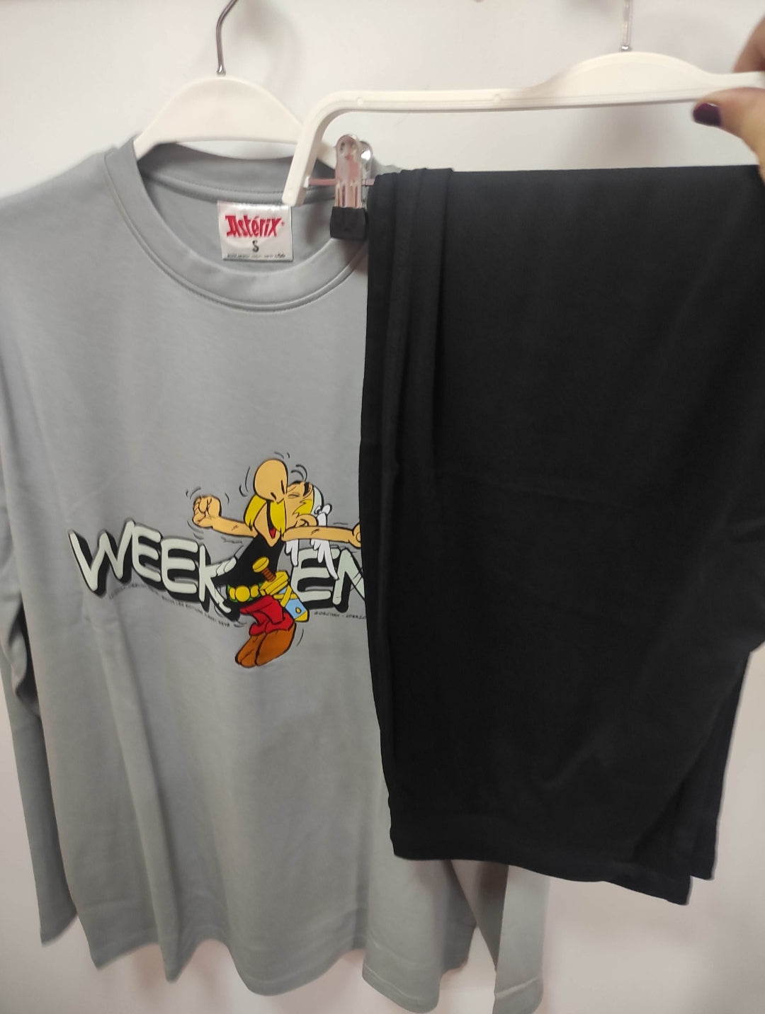 Ανδρικές πιτζάμες Asterix weekend - Nadia Lingerie