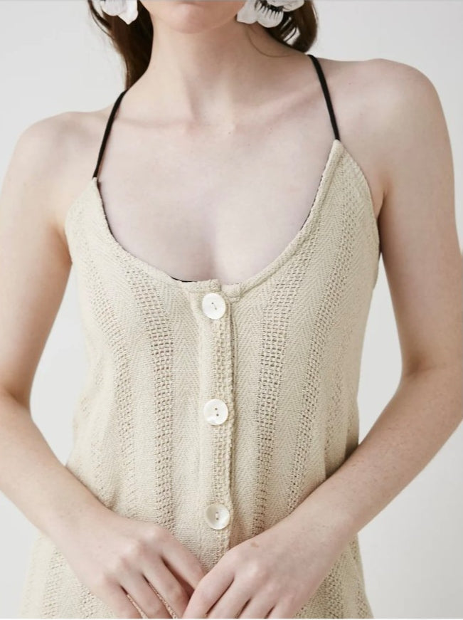 BE SUNSET| Bliss Mai Beige φόρεμα - Nadia Lingerie