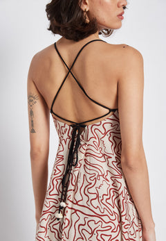 BE SUNSET| Εμπριμέ καλοκαιρινό φόρεμα - Nadia Lingerie