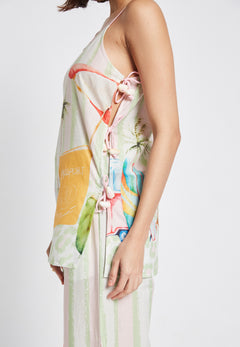 BE SUNSET τιραντακι με δεσίματα - Nadia Lingerie