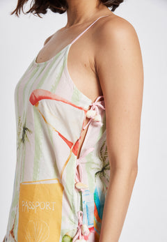 BE SUNSET τιραντακι με δεσίματα - Nadia Lingerie