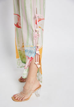 BE SUNSET παντελόνα με δεσίματα - Nadia Lingerie