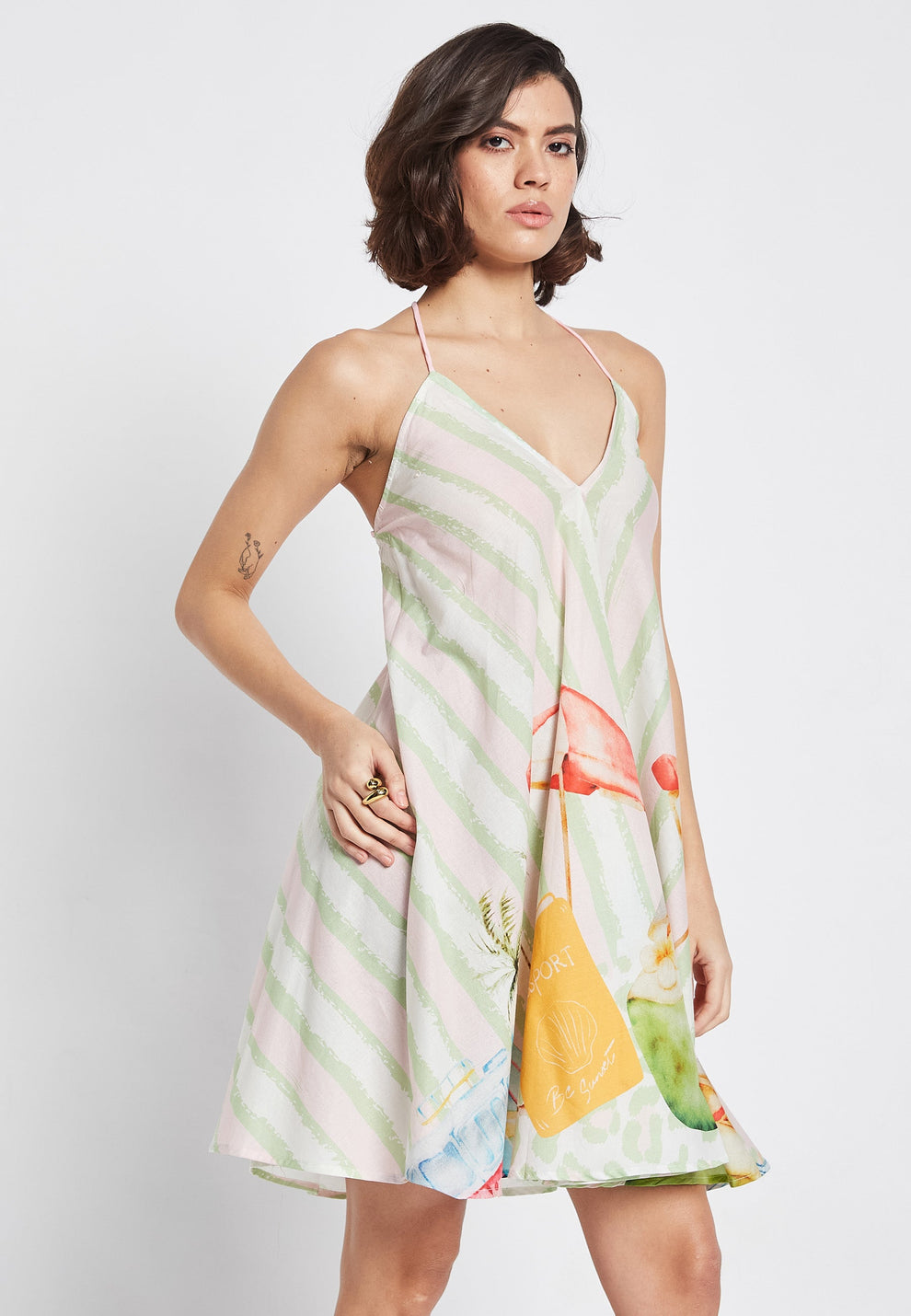 BE SUNSET φόρεμα παραλίας - Nadia Lingerie