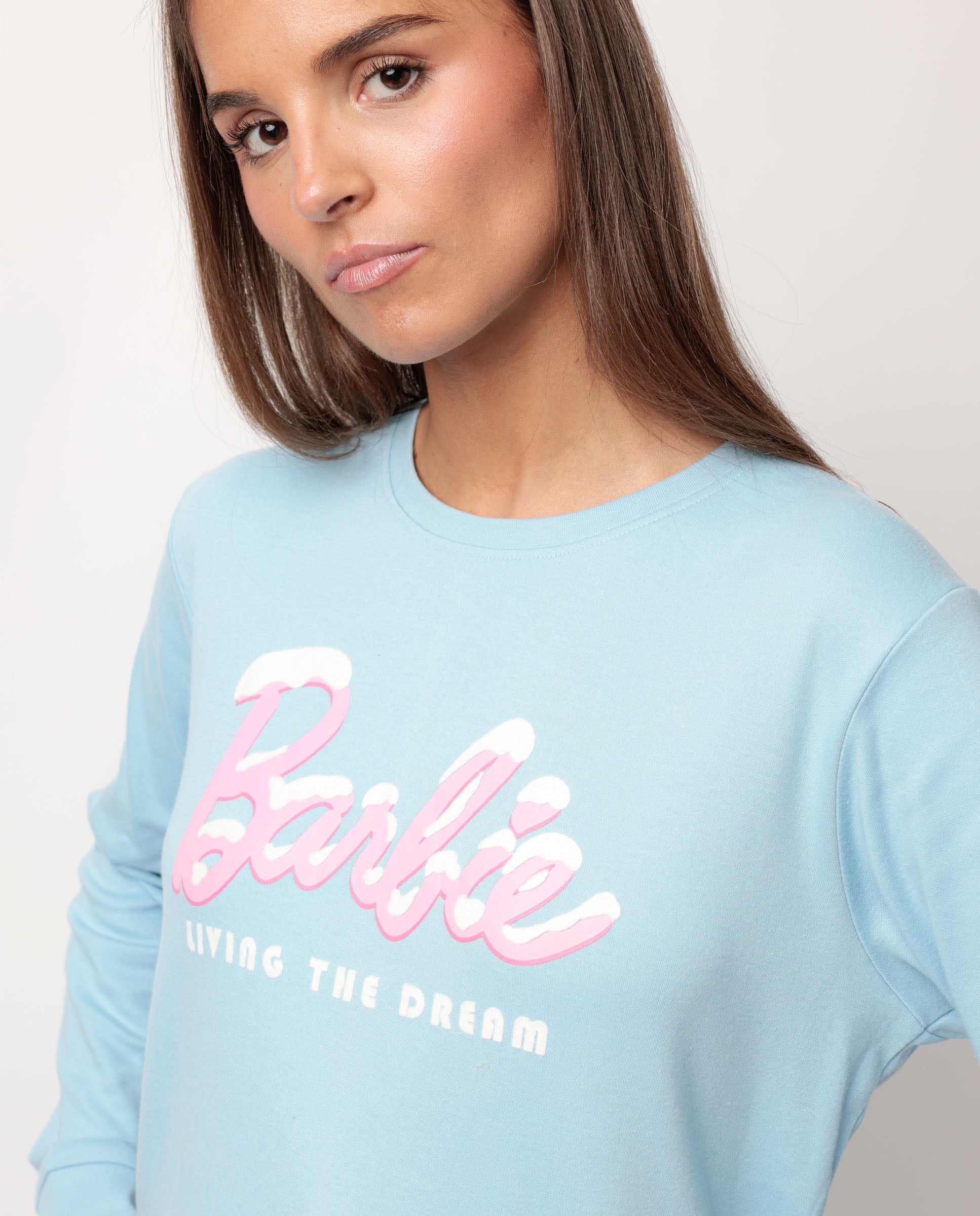 Barbie γαλάζιες πιτζάμες χειμερινές - Nadia Lingerie