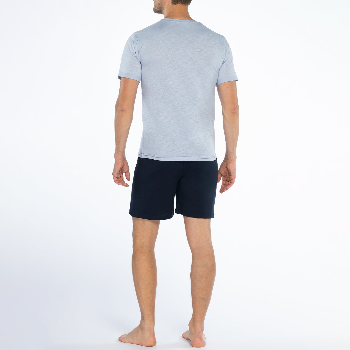 Πυτζάμα Blue - 100% COTTON - Nadia Lingerie