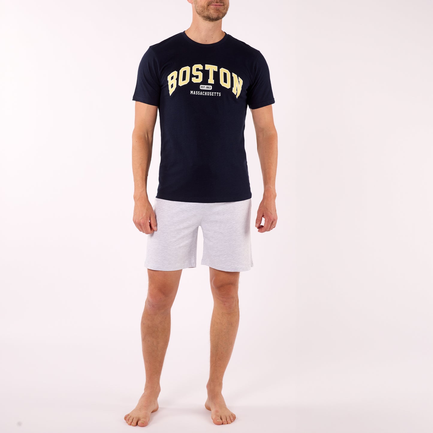 Boston ανδρικές πυτζάμες καλοκαιρινές - Nadia Lingerie