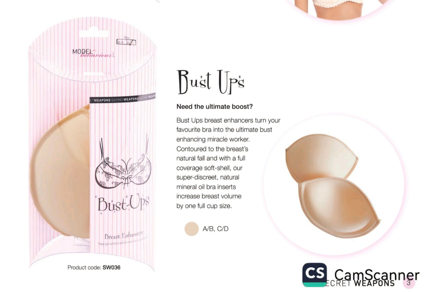 Bust ups - Nadia Lingerie