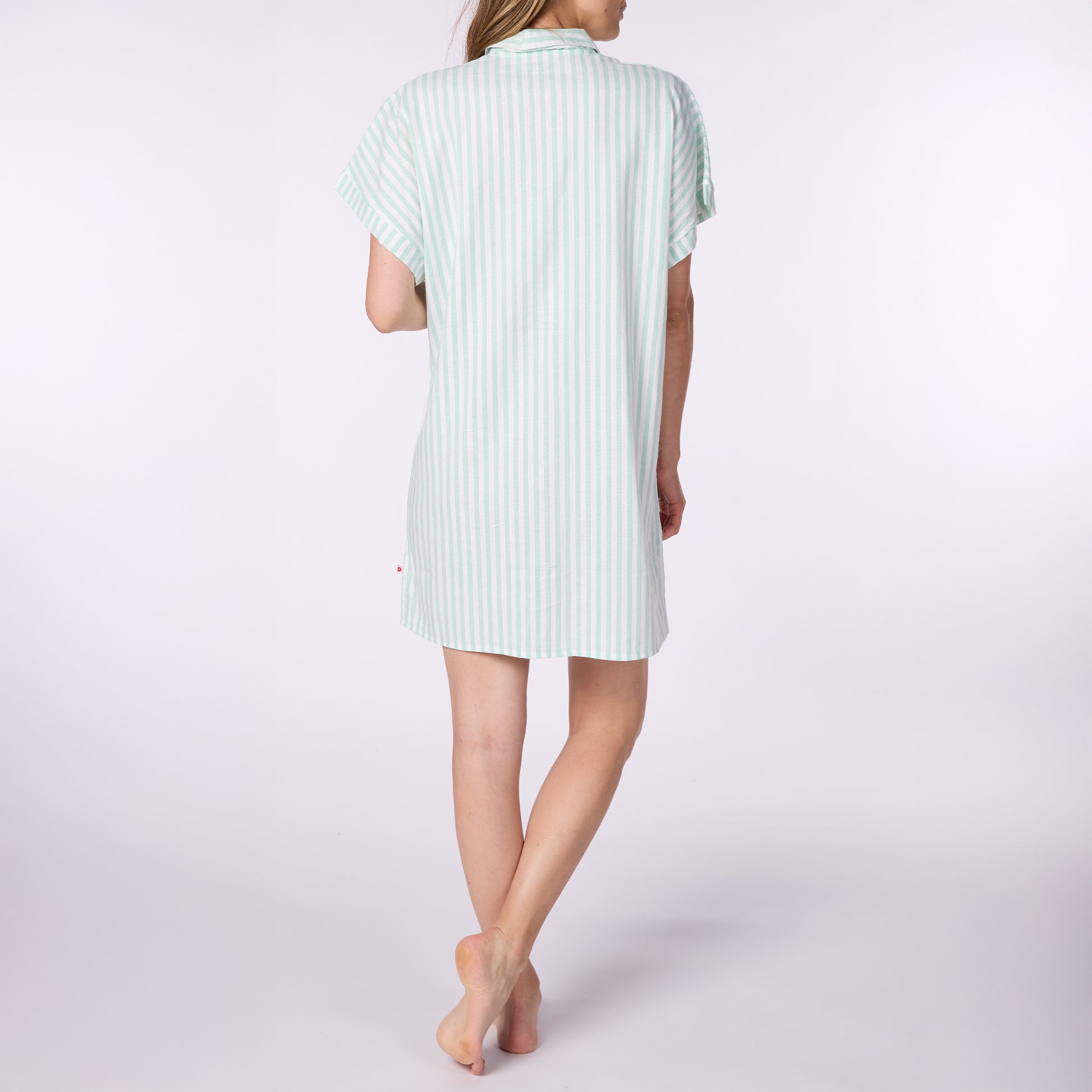 Ριγέ νυχτικό καλοκαιρινό - Nadia Lingerie