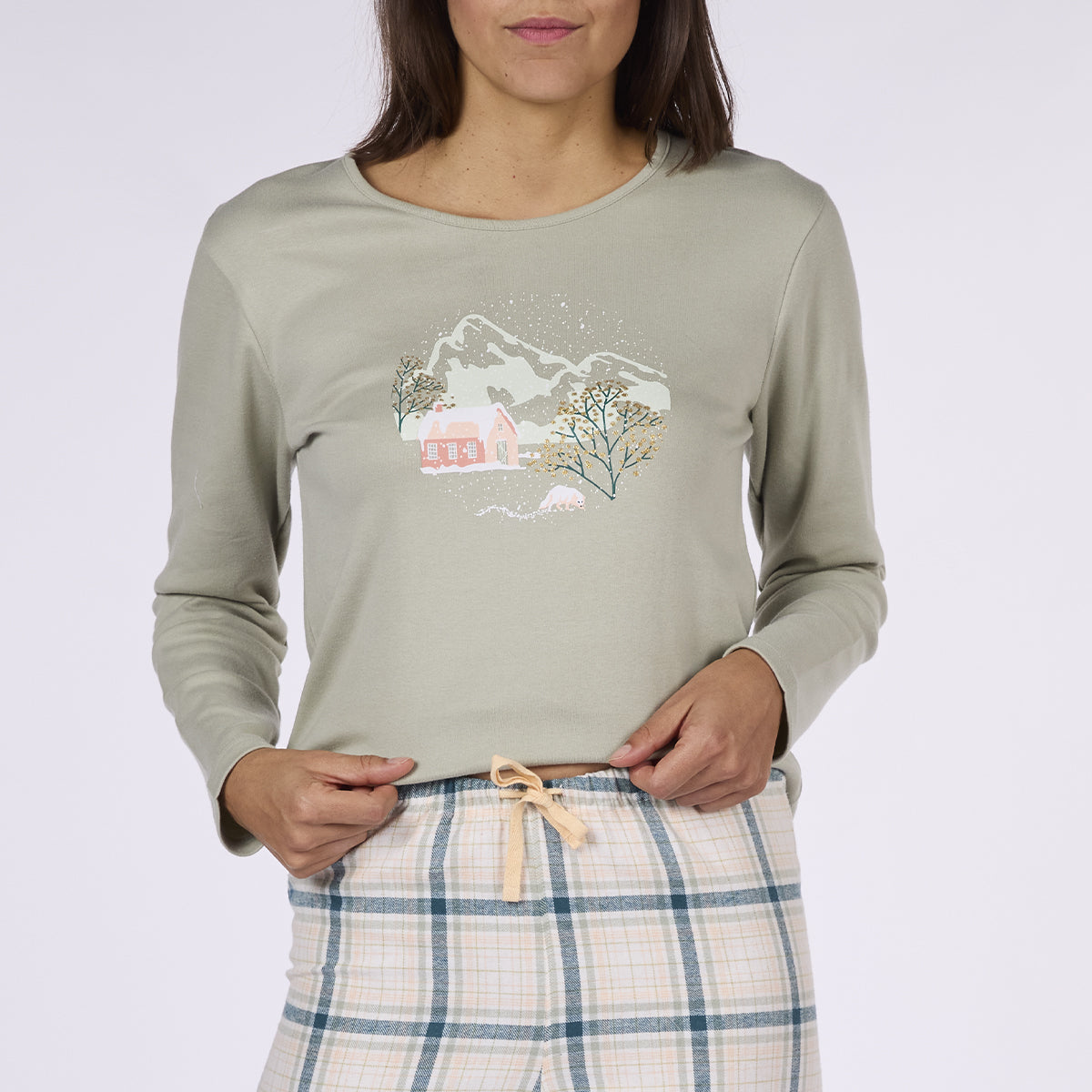 Βαμβακερές πιτζάμες χειμωνιάτικες DODO - Nadia Lingerie