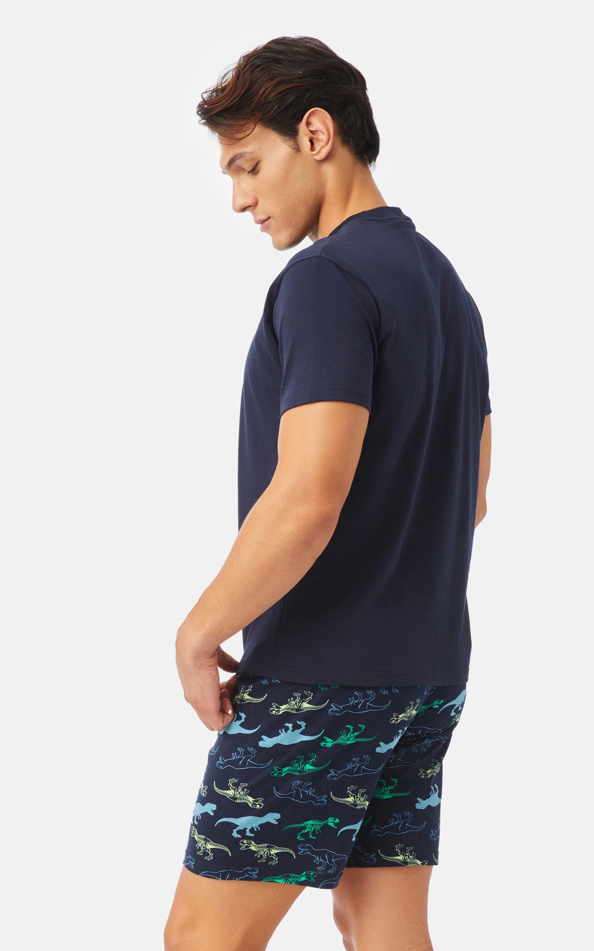 Dino Vibes Κοντομάνικη Ανδρική Πυτζάμα - Nadia Lingerie