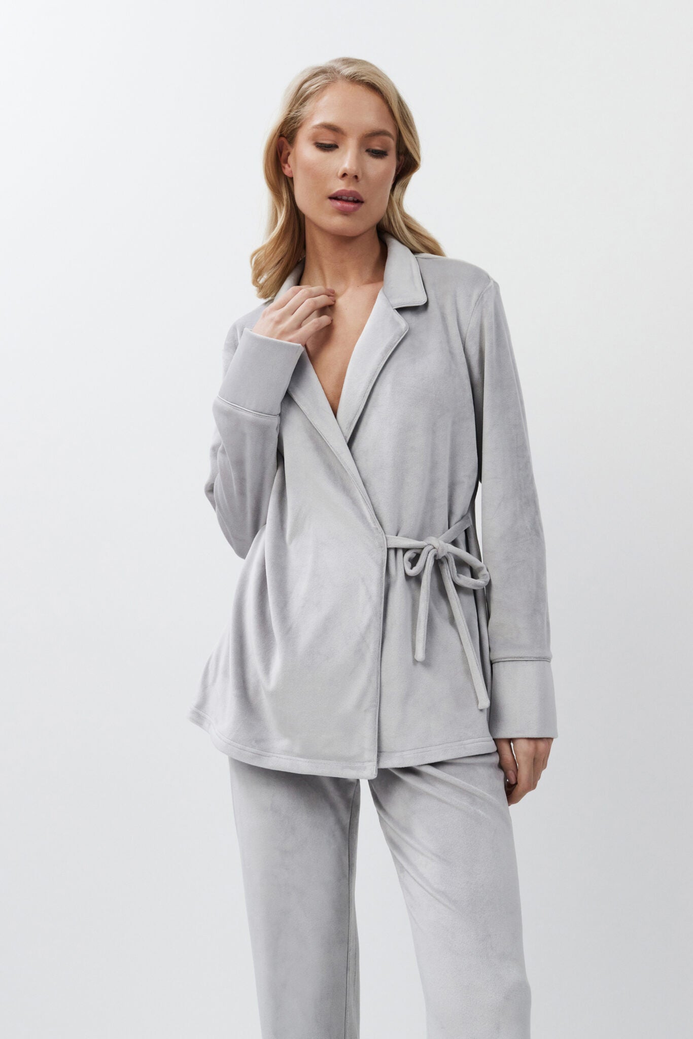 Gabby πιτζάμες κρουαζε βελούδινες Aruelle - Nadia Lingerie