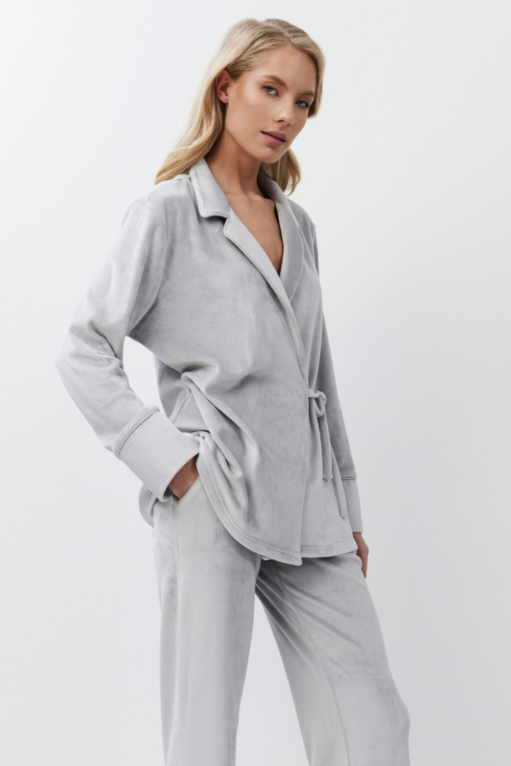 Gabby πιτζάμες κρουαζε βελούδινες Aruelle - Nadia Lingerie