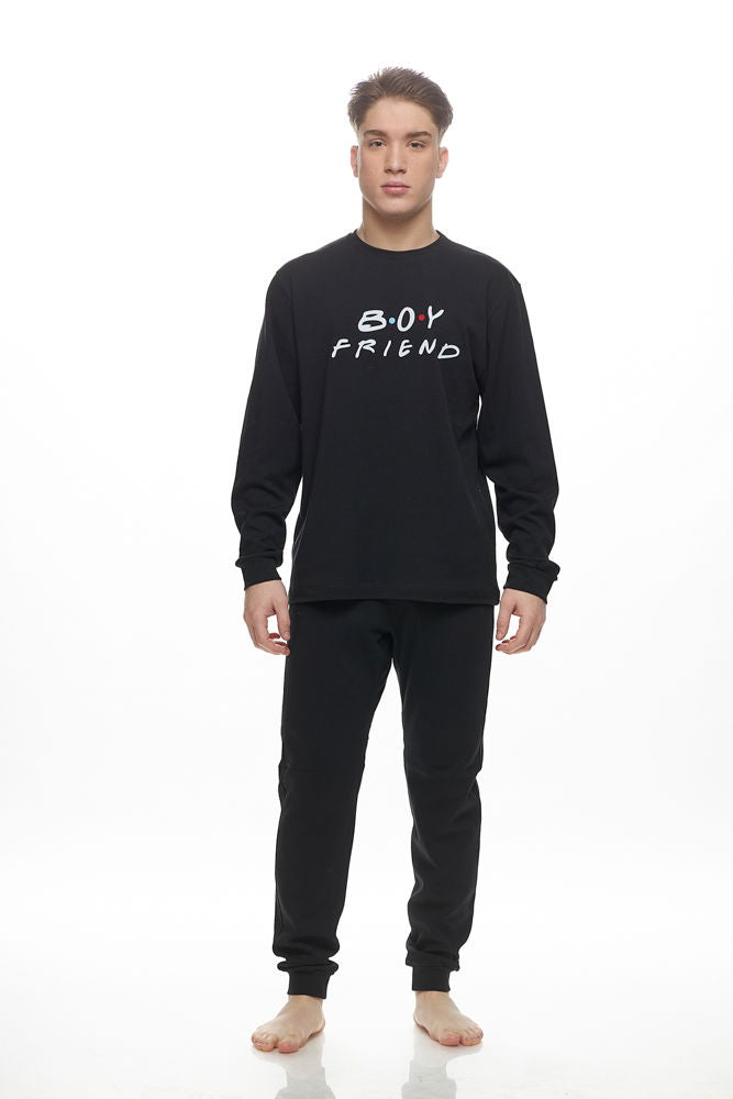 Galaxy ανδρικές πιτζάμες Boyfriend - Nadia Lingerie