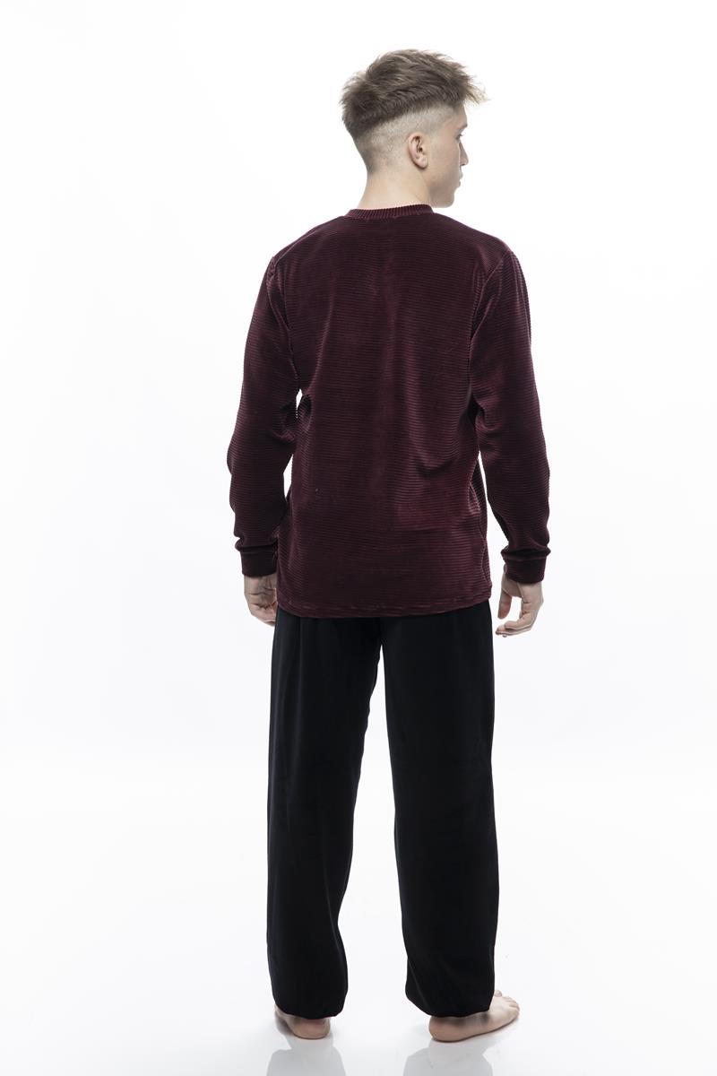 Galaxy ανδρική πυτζάμα βελούδινη - Nadia Lingerie