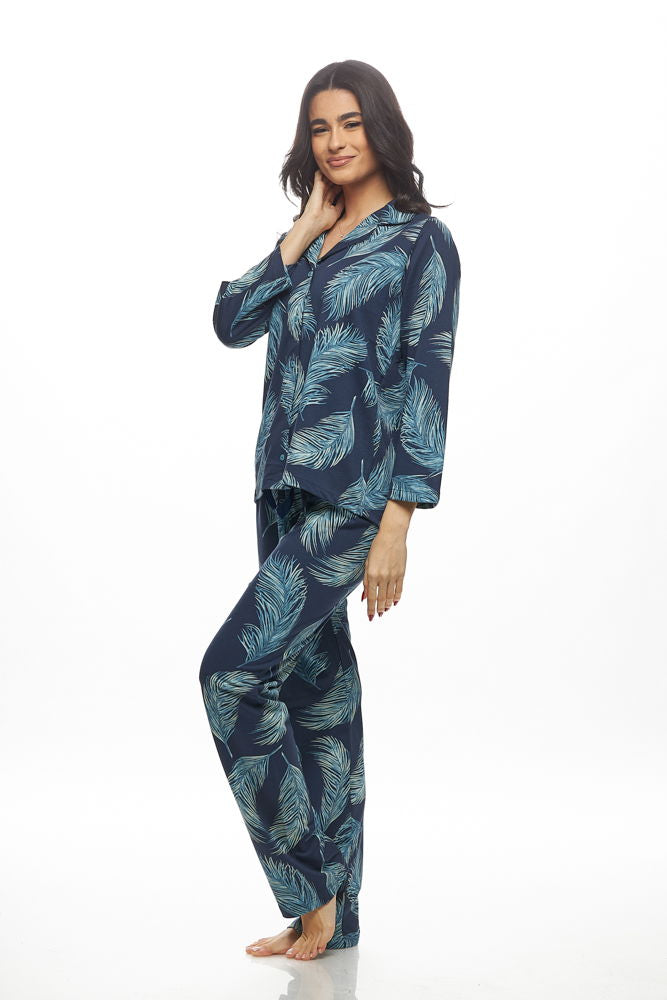 Galaxy Χειμερινό Γυναικείο Σετ Πιτζάμας - Nadia Lingerie