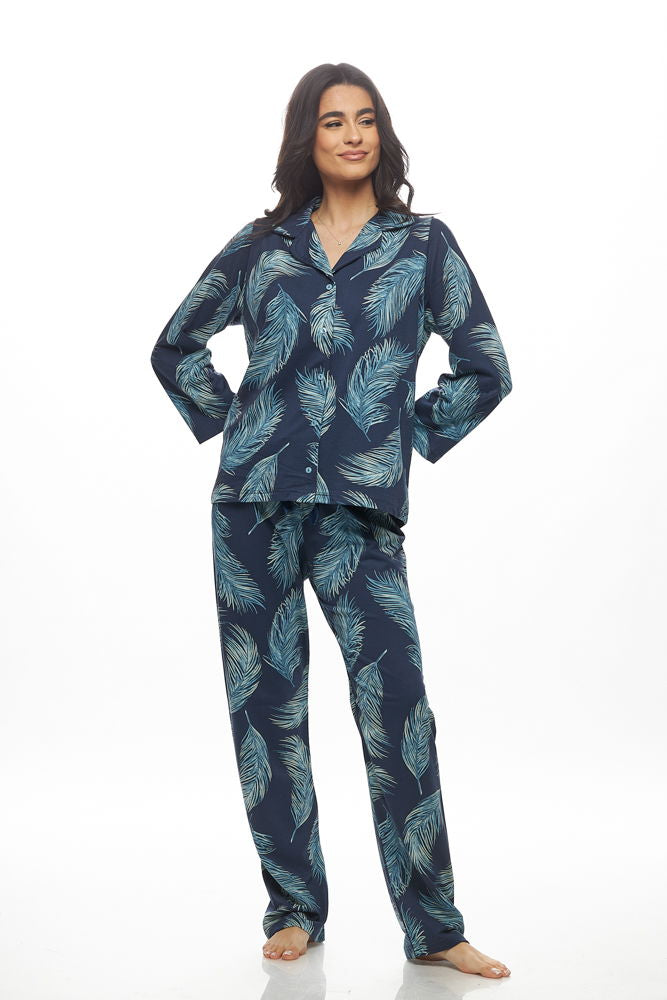 Galaxy Χειμερινό Γυναικείο Σετ Πιτζάμας - Nadia Lingerie