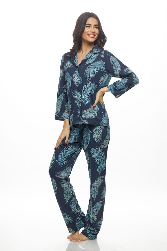 Galaxy Χειμερινό Γυναικείο Σετ Πιτζάμας - Nadia Lingerie