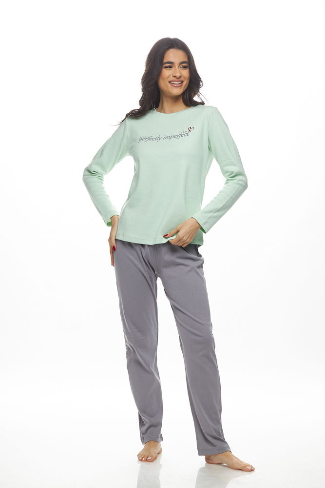 Βαμβακερό σετ πιτζάμας παστέλ Galaxy - Nadia Lingerie