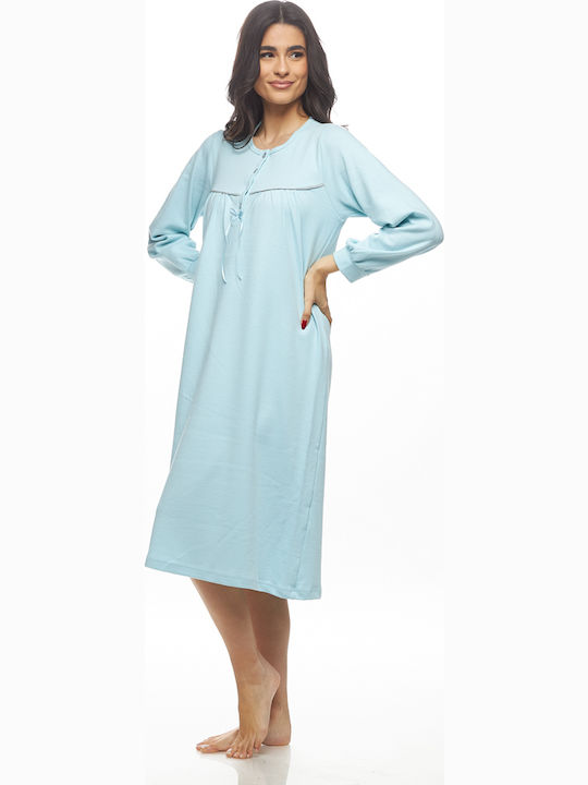 Galaxy Χειμερινό Γυναικείο Νυχτικό - Nadia Lingerie