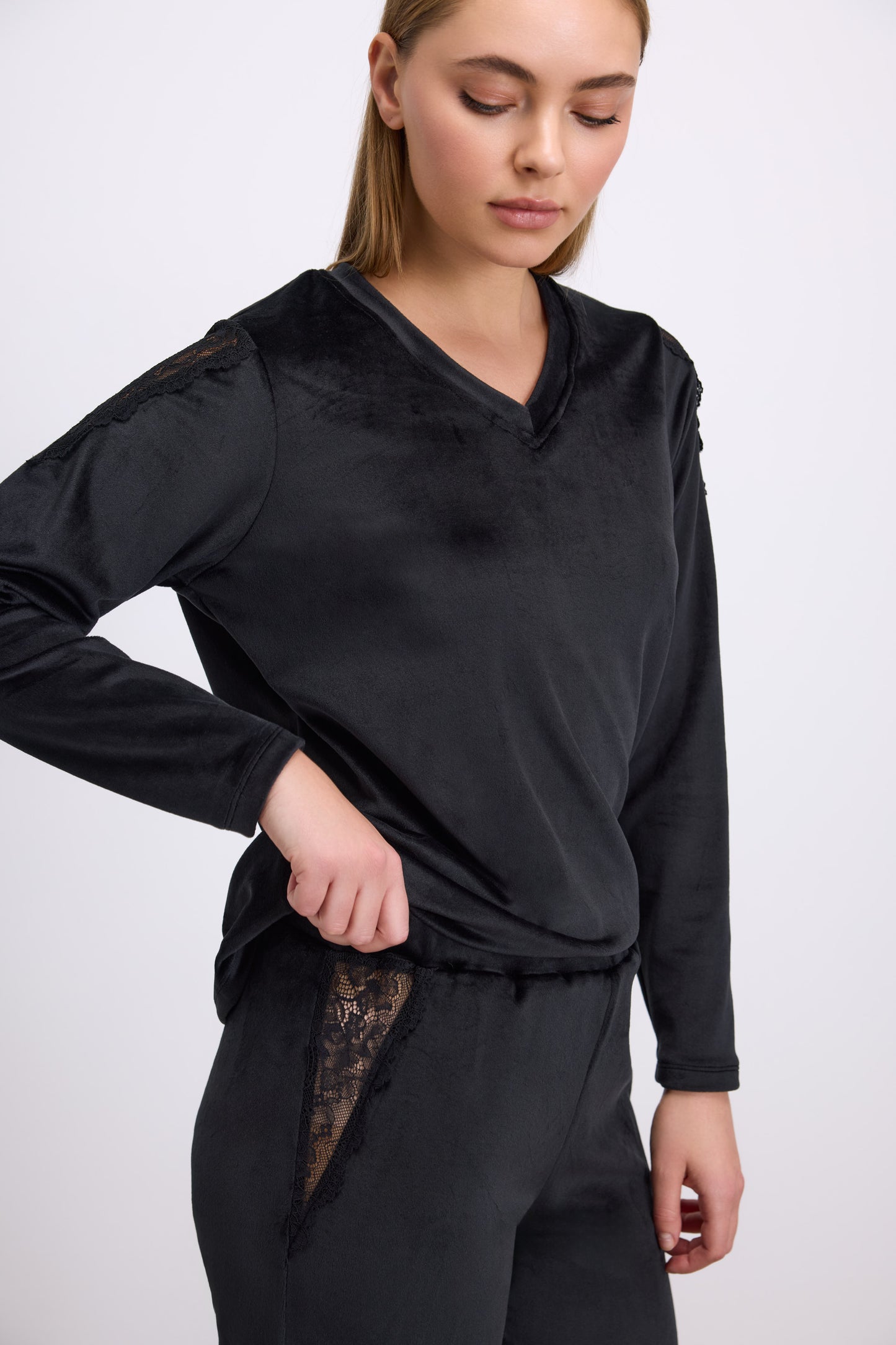 Βελούδινο σετ πιτζάμας Goldenbay - Nadia Lingerie