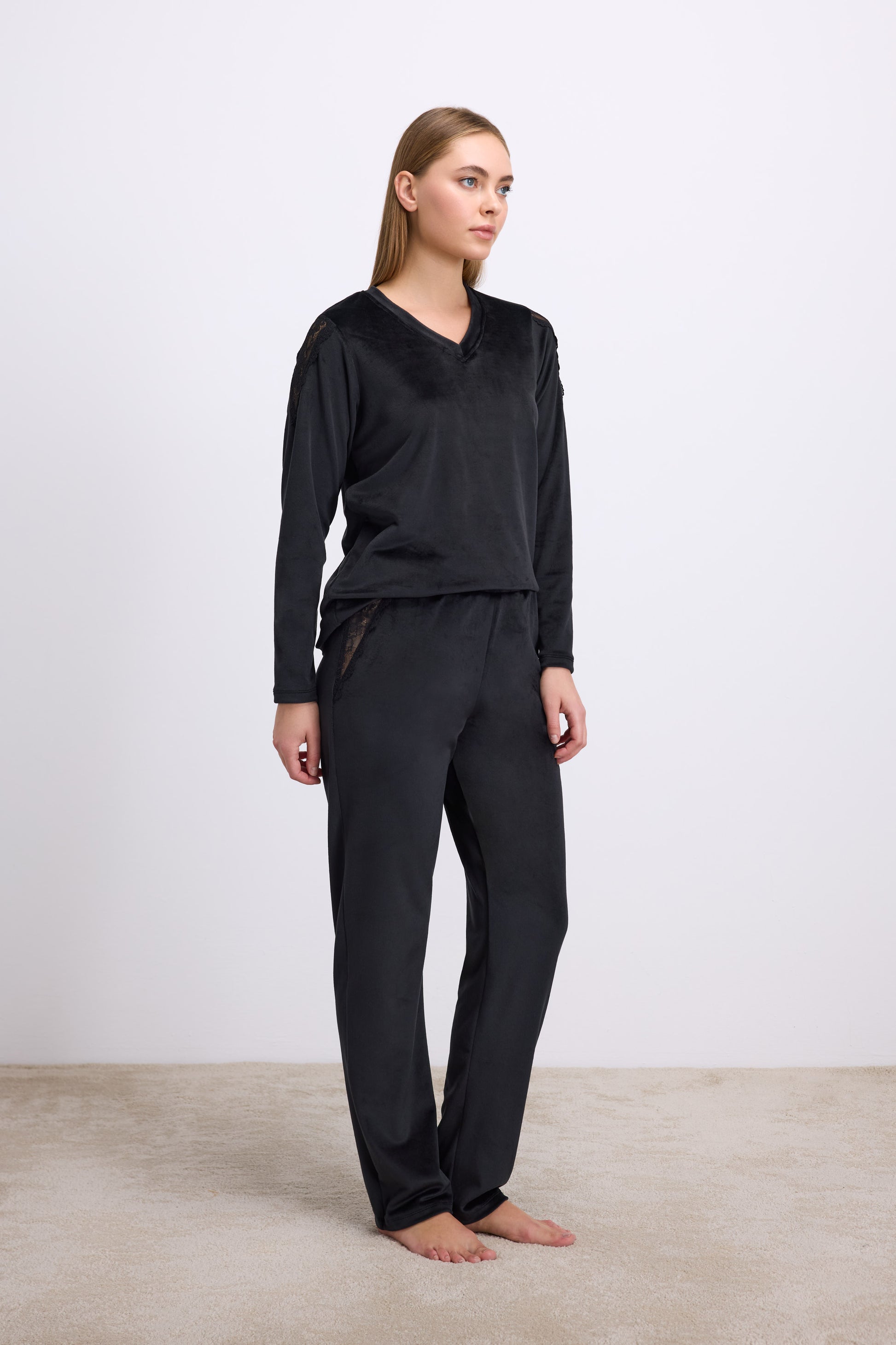 Βελούδινο σετ πιτζάμας Goldenbay - Nadia Lingerie