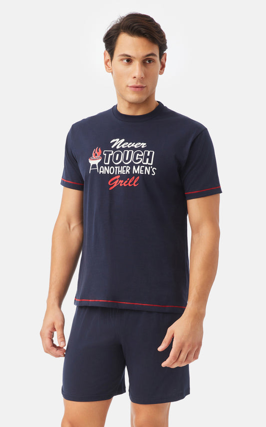 Grill Marin Κοντομάνικη Ανδρική Πυτζάμα - Nadia Lingerie