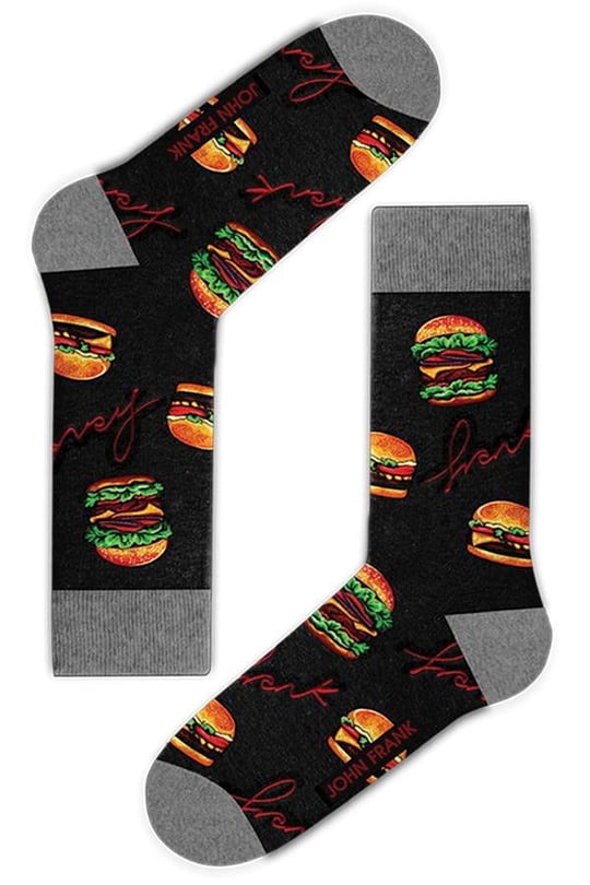 John Frank burger socks