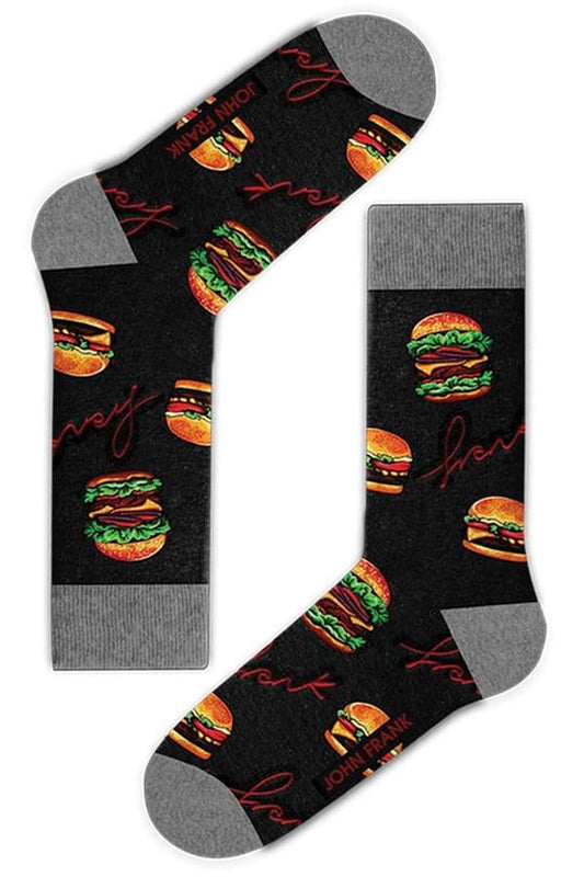 John Frank burger socks