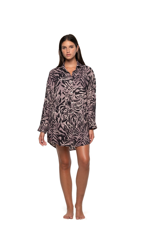 Βαμβακερό καφτάνι Nip Tuck - Nadia Lingerie