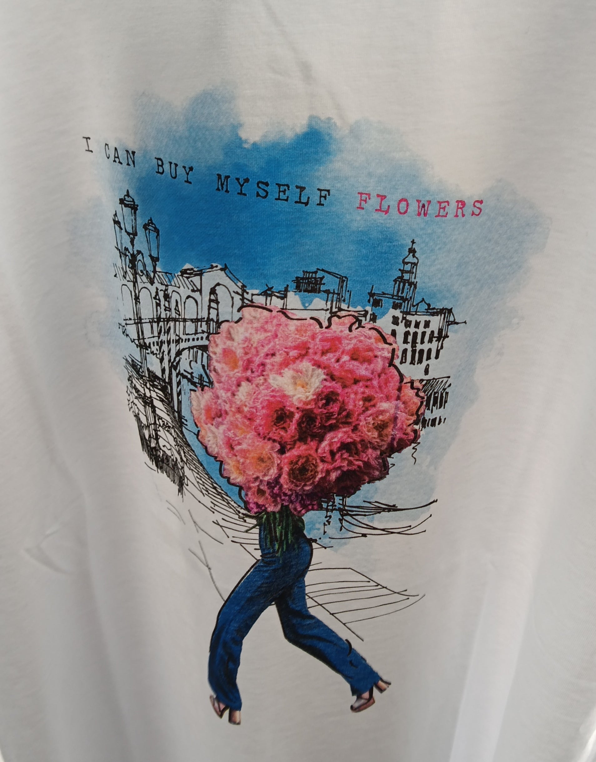 I can buy myself flowers t-shirt - Nadia Lingerie