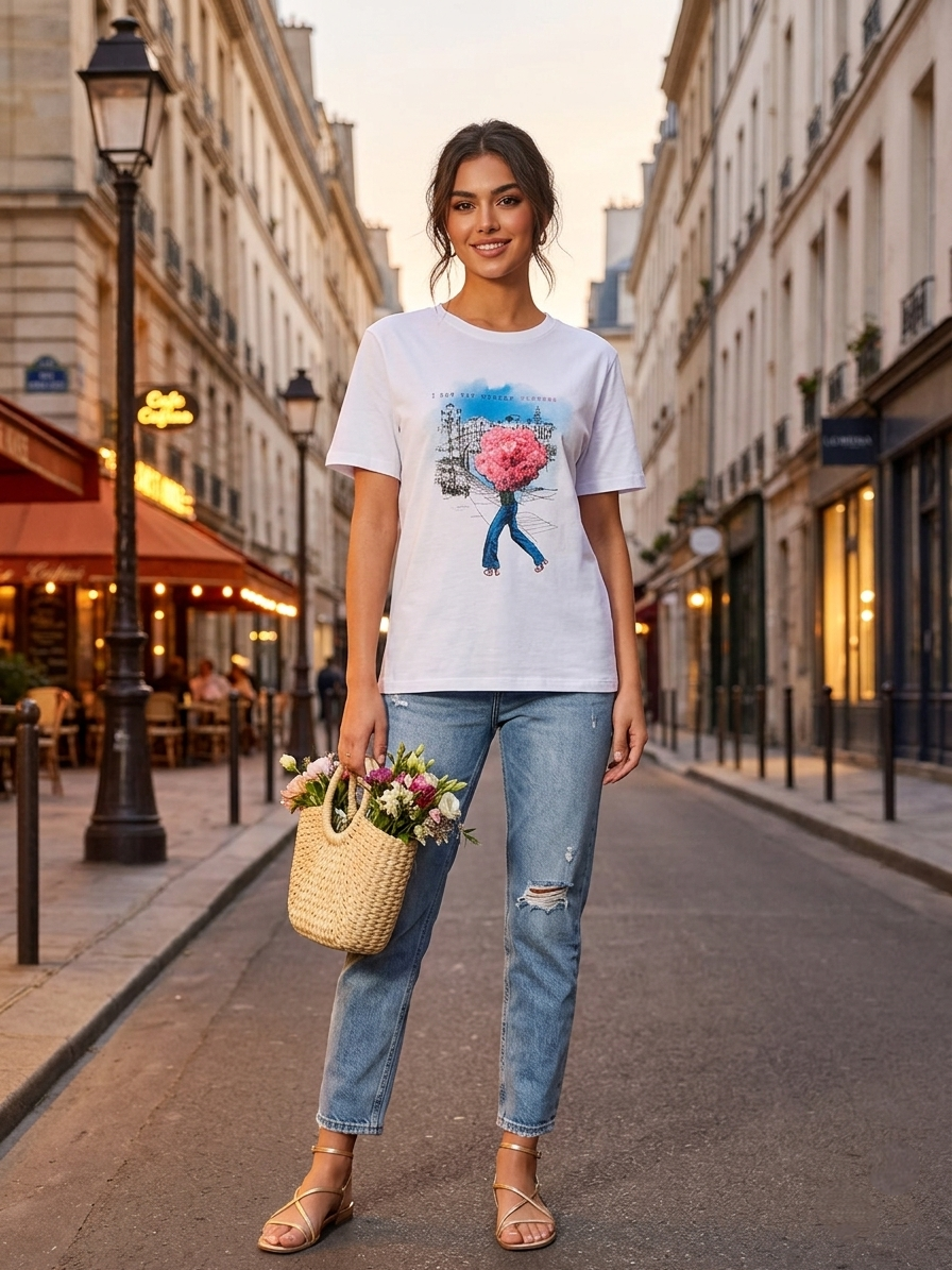 I can buy myself flowers t-shirt - Nadia Lingerie